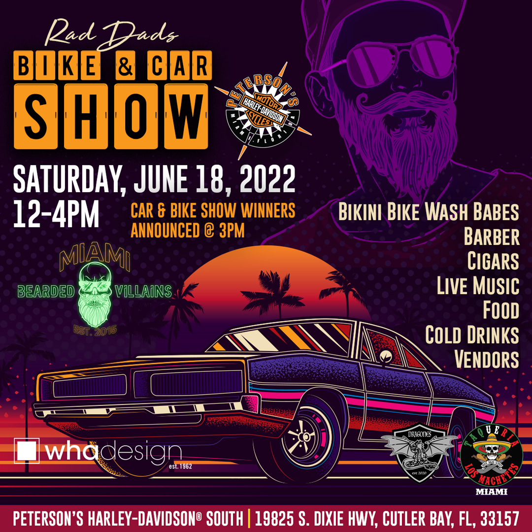 Rad Dads Bike & Car Show – Saturday June 18, 2022 – 12-4 PM