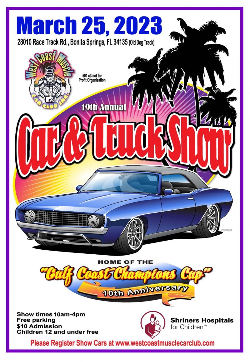 SSP Miami – West Coast Muscle Car Club Annual Show – March 25, 2023