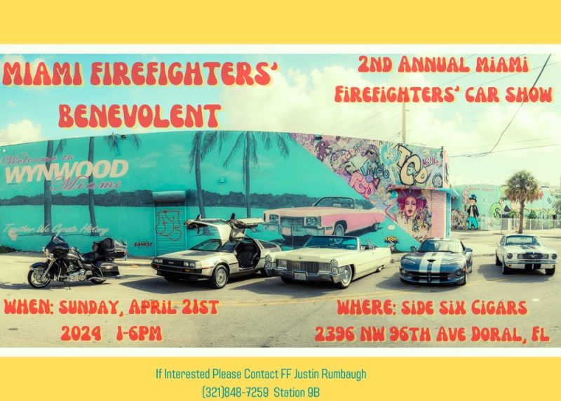2nd Annual Miami Firefighter’s Car Show
