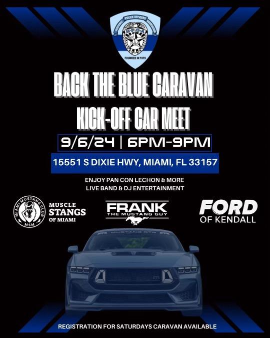 SSP / Ford of Kendall Back the Blue Caravan Meetup and Cruise