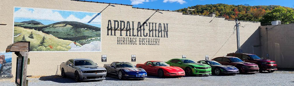 Appalachian Heritage Distillery with SSP cars