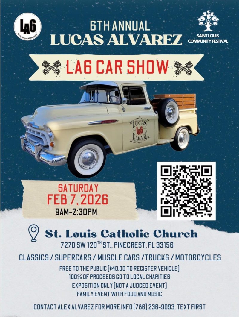 LA6 / 6th Annual Car Show – Saturday February 7th – 9 am – 2:30 pm