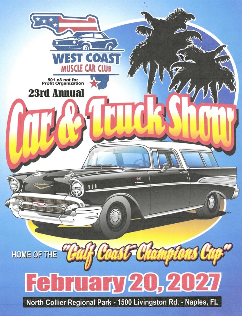 SSP to attend West Coast Muscle Car Club Annual Show on Saturday February 20th – Register Now!